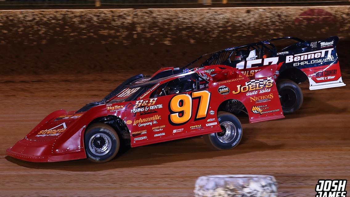 The Dirt Track at Charlotte (Concord, N.C.) – World of Outlaws Case Late Model Series – World Finals – November 6th-9th, 2024. (Josh James Artwork)