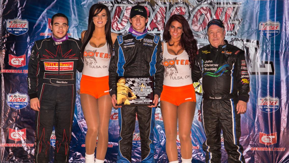 Armstrong holds off Swindell for Chili Bowl Prelim Victory