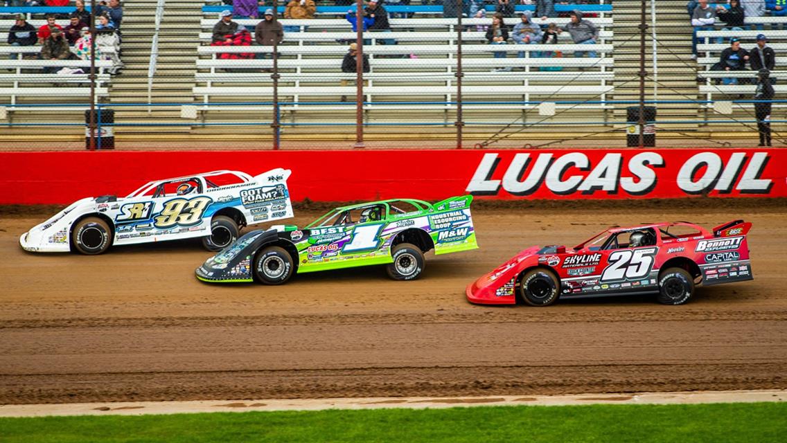 18th-place finish in Show-Me 100 at Lucas Oil Speedway