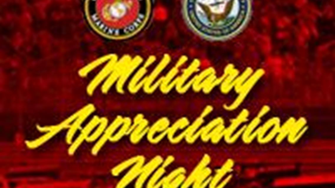 Speedway to Host Military Appreciation Night this Saturday June 25