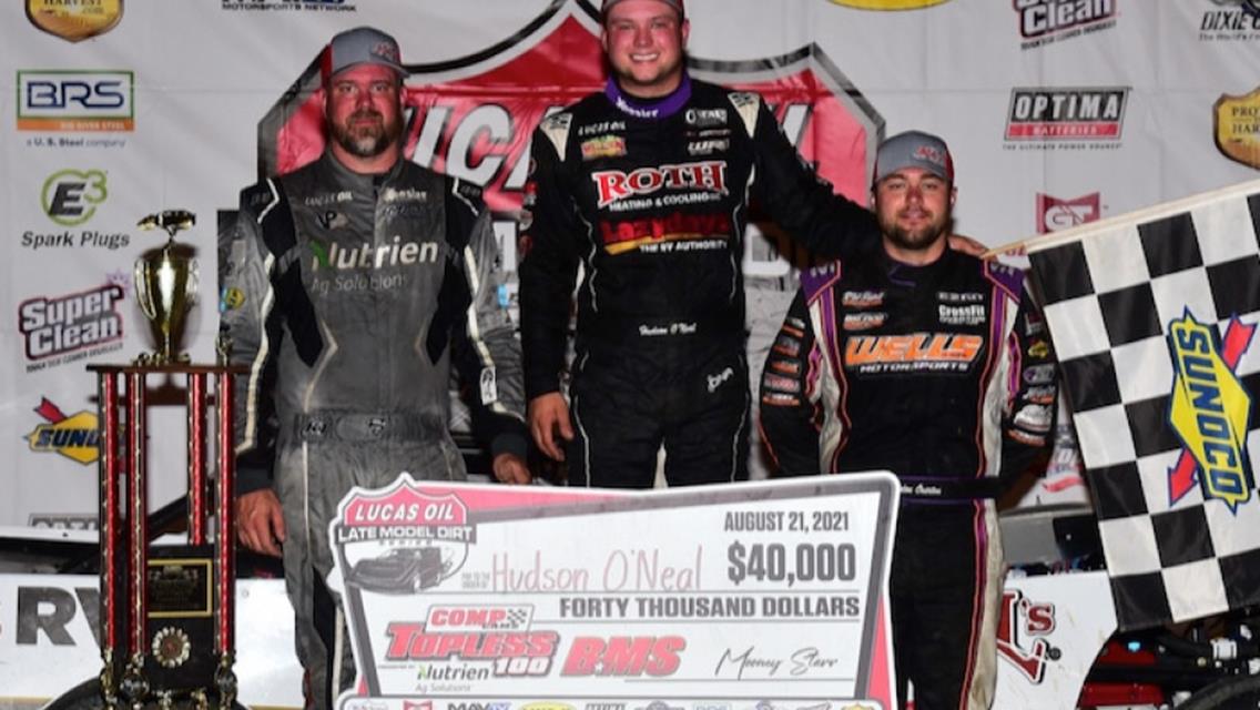 Hudson O&#39;Neal Wins Thrilling Comp Cams Topless 100 finale