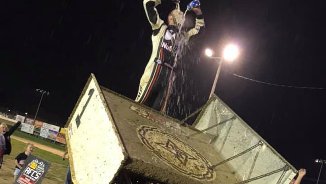 Dussel gets pep talk and takes Fremont 410 win