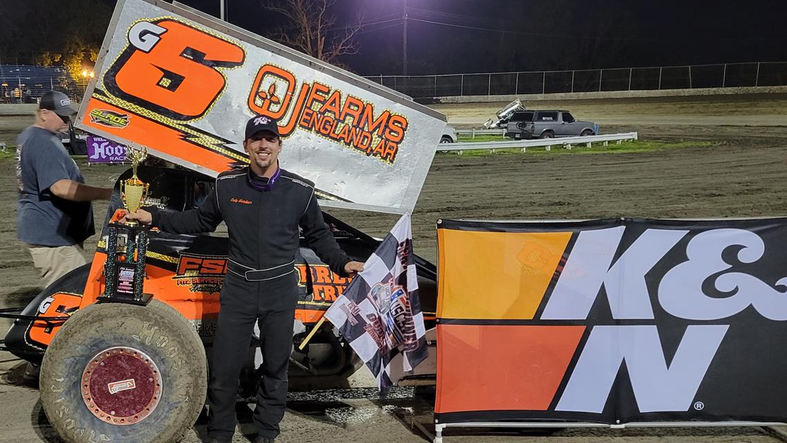 Cody Gardner wires the field in USCS Sprint Speedweek opener at Riverside