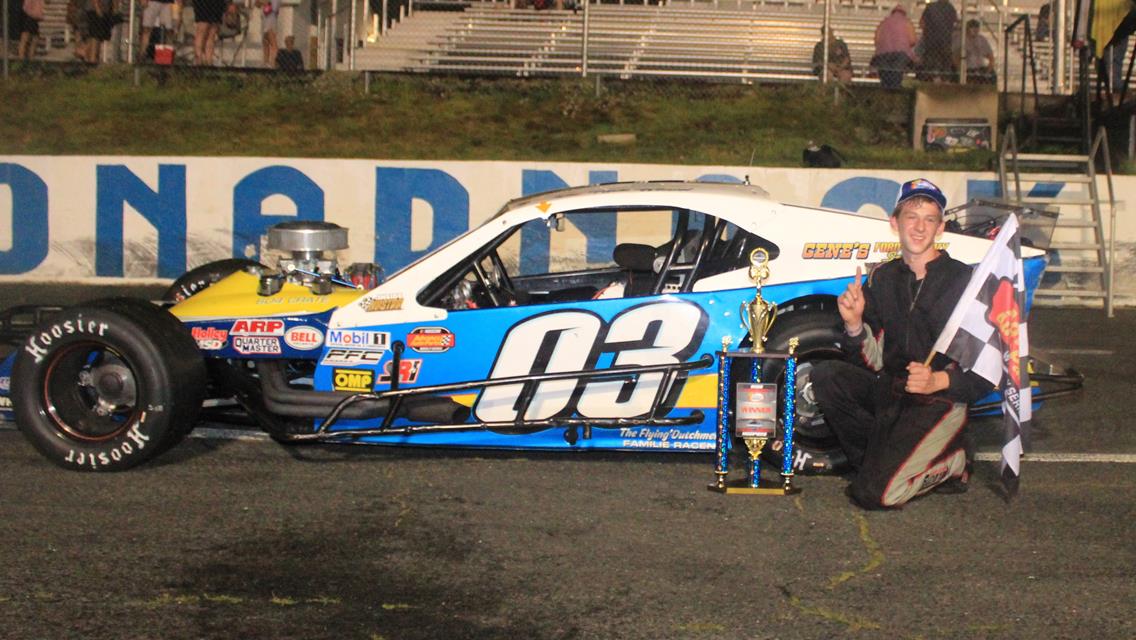WENZEL WINS CAREER FIRST IN MODIFIEDS SATURDAY AT MONADNOCK Monadnock Speedway Saturday, August 6, event story