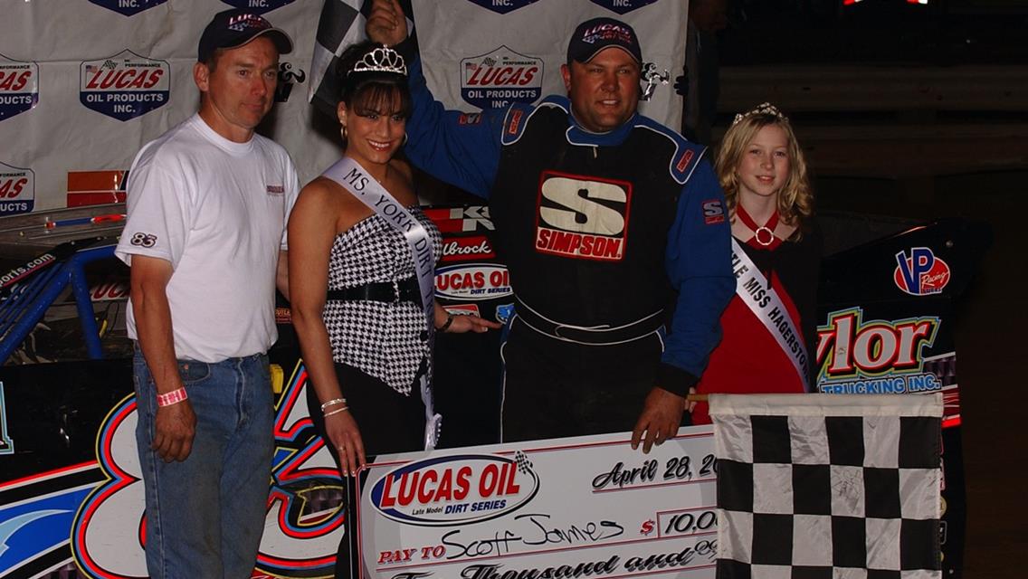 Scott James Comes From 14th to Win at Hagerstown