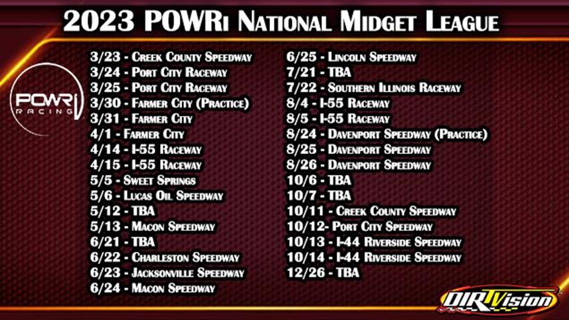 Increased Point Fund for the POWRi National Midget League in 2023