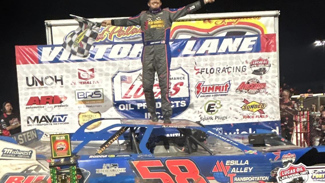 Garrett Alberson Wins Thriller, Dillan Stake Dominates Zimmerman Tribute, Altobelli Wins Modifieds