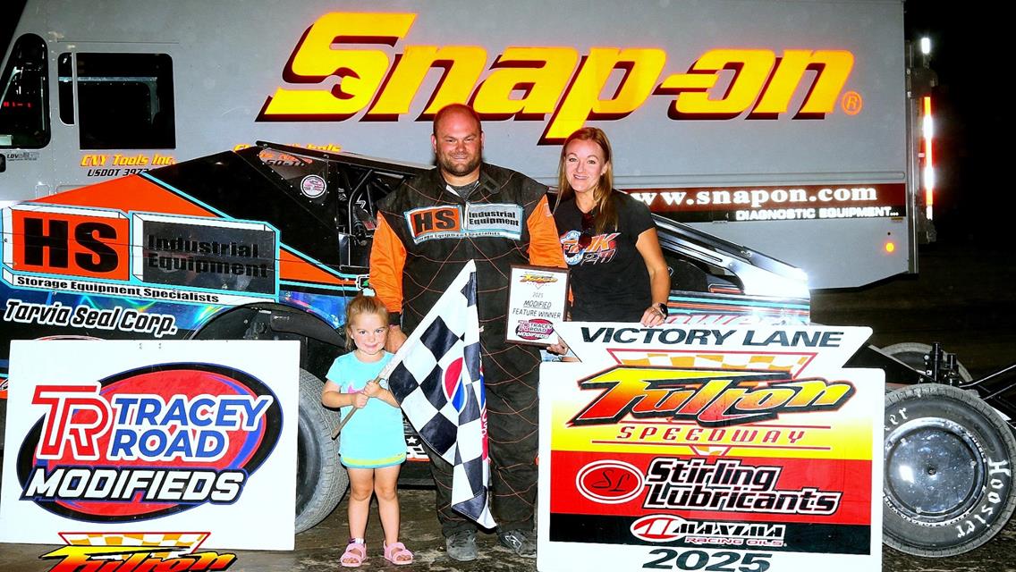 Alan Fink Races to Fulton Speedway Modified Victory Lane