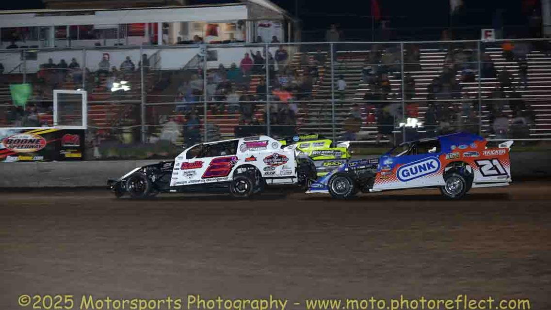 Laney and Avila take Anniversary checkers at Boone Speedway.