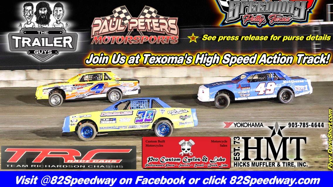 OUR NEXT EVENT at 82 Speedway is SATURDAY JUNE 5th! We are scheduled OFF on Memorial Day weekend.