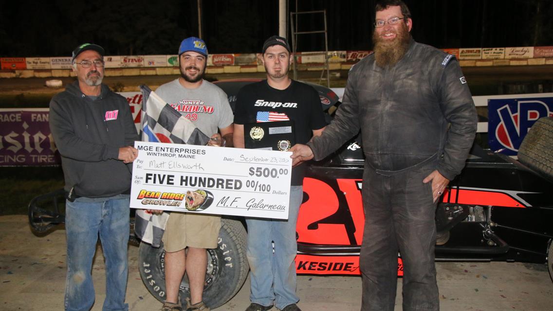 Jason Gray claims his 4th championship in the SABIL &amp; Sons DIRTcar Sportsman Mods Tim Hodge gets his first championship in the Wells River Chevrolet D