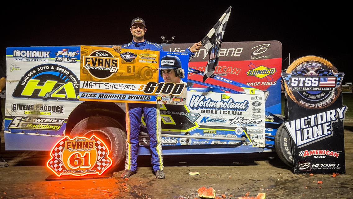 Sheppard Takes $6,100 Payday in Richie Evans Remembered 61 at Utica-Rome