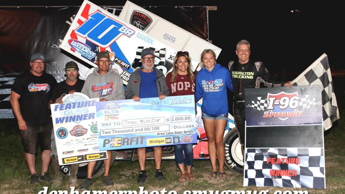 JASON BLONDE SECURES HIS FIRST FEATURE WIN WITH GLSS