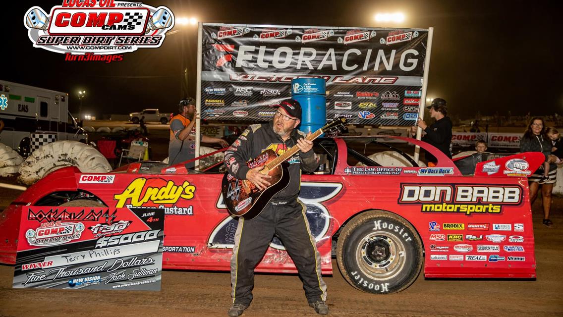 Terry Phillips Rallies for CCSDS Rockabilly 45 Win at I-30 Speedway