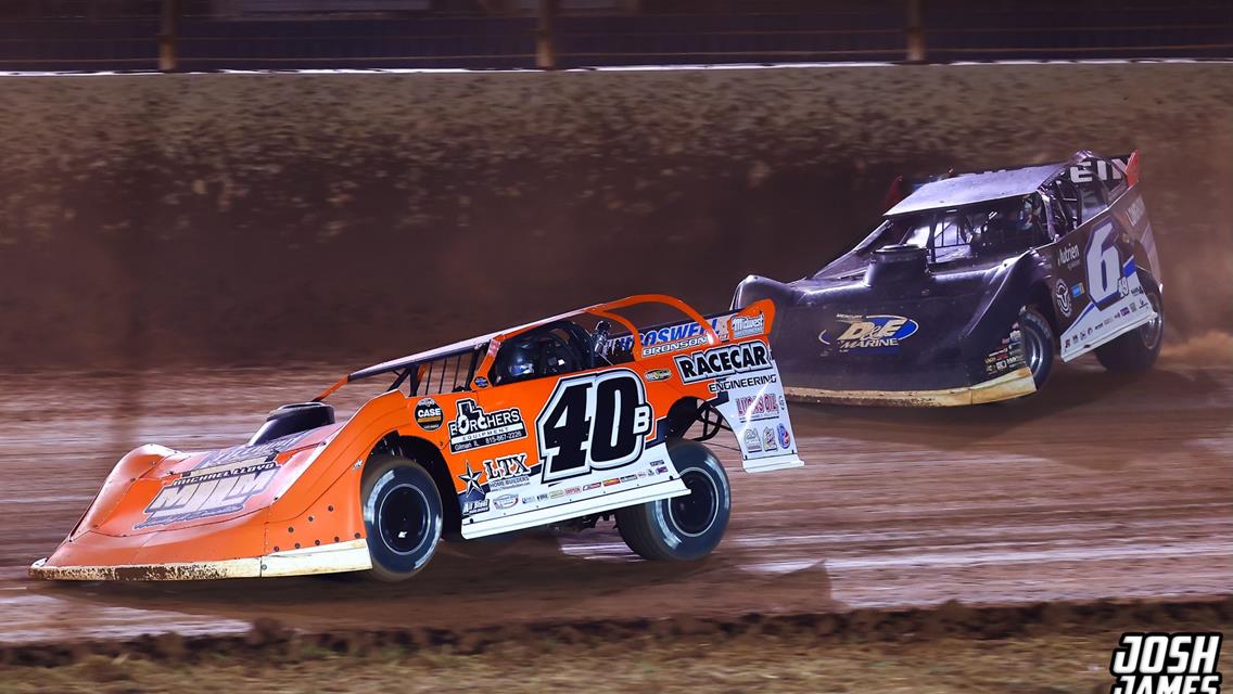 The Dirt Track at Charlotte (Concord, N.C.) – World of Outlaws Case Late Model Series – World Finals – November 6th-9th, 2024. (Josh James Artwork)