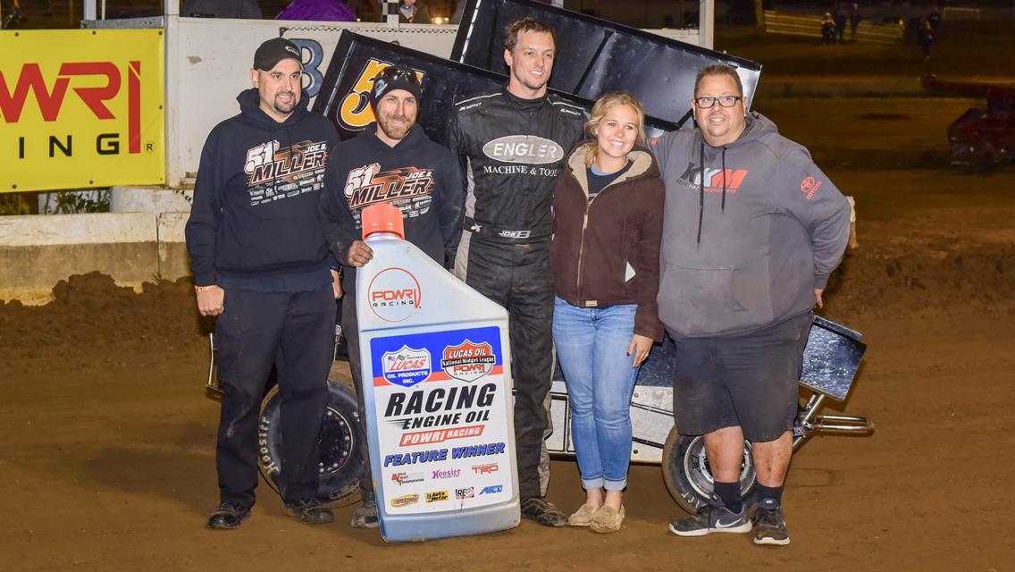 MILLER MAKES IT 37 POWRi MICRO WINS WITH BELLE-CLAIR ROMP