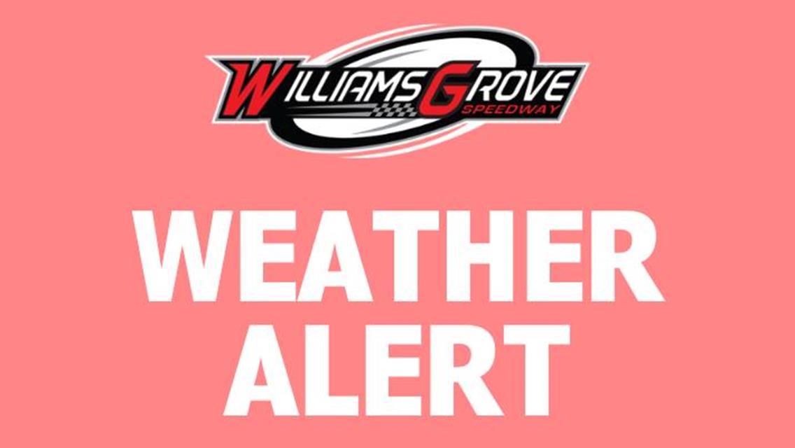 Wind And Cold Cancel Williams Grove March 21