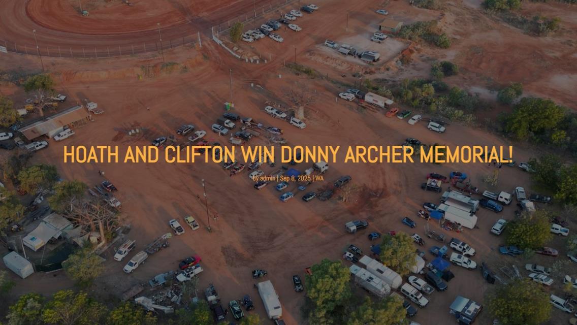 HOATH AND CLIFTON WIN DONNY ARCHER MEMORIAL!