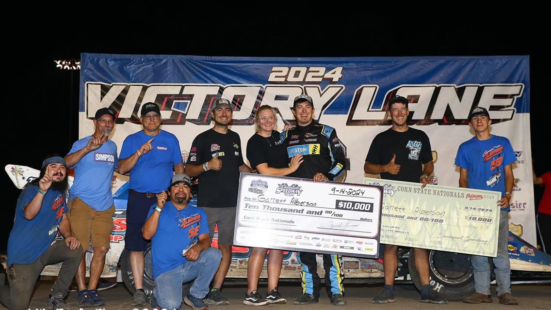 Davenport Speedway (Davenport, IA) – Lucas Oil Midwest Late Model Racing Association – Corn State Nationals – September 13th-14th, 2024. (Mike Ruefer Photo)