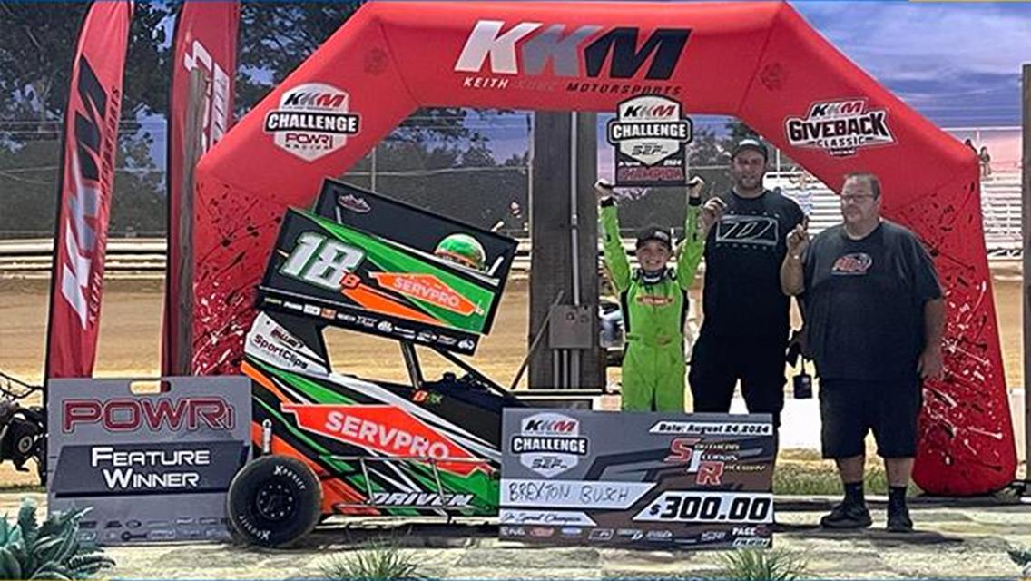 Brexton Busch and Lane Seratt Win at SIR in KKM Challenge Championship Night Support Divisions