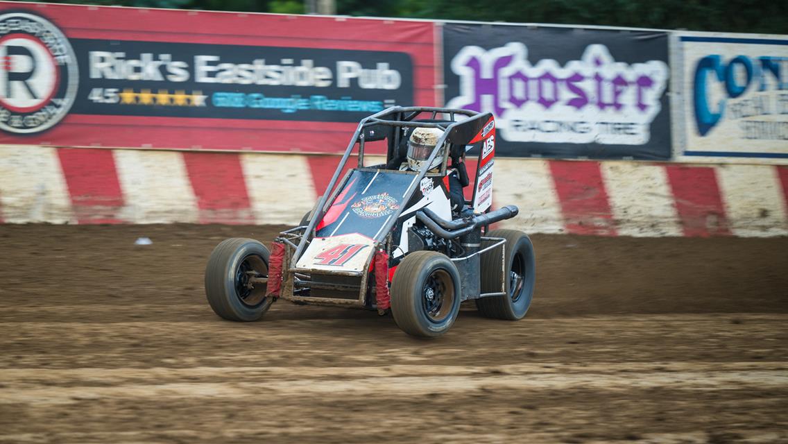 Parker Jones Overcomes Prelim Flip to Make it Five Straight in Badger Midget Competition