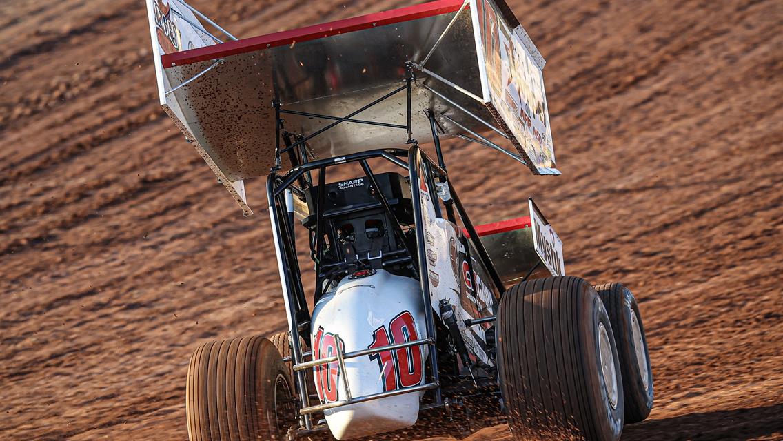 Lawton Speedway (Lawton, OK) – World of Outlaws NOS Energy Drink Sprint Car Series – Sooner State Showdown – March 28th, 2025. (Jeff Taylor photo)