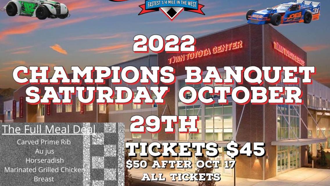 2022 Champions Banquet October 29th