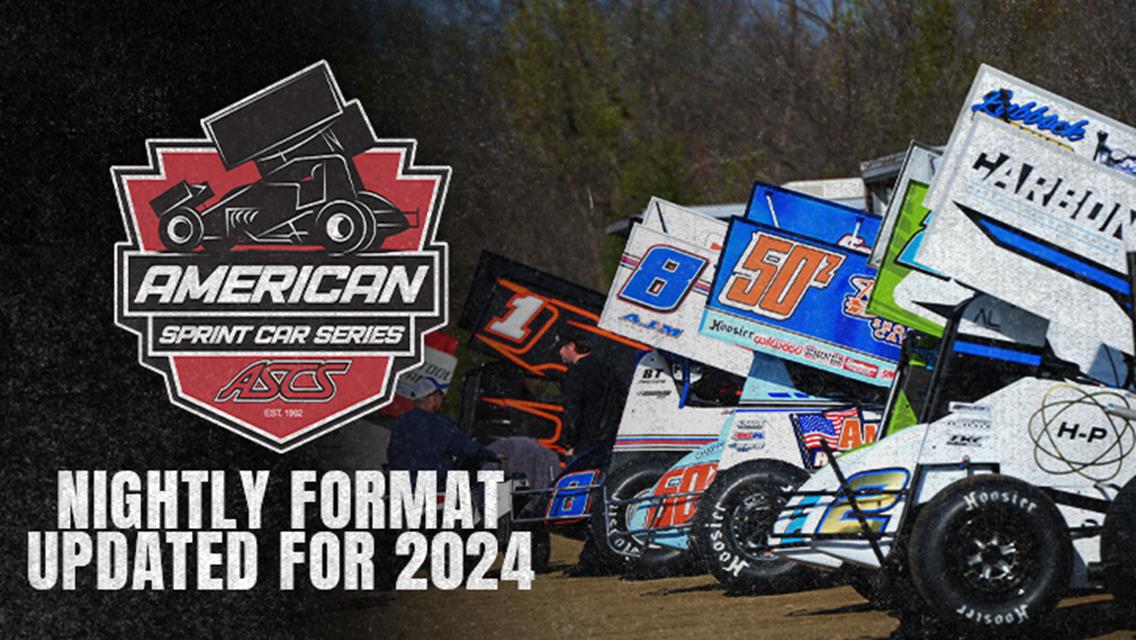 ASCS National Tour Format Gets A Refresh For 2024 Season