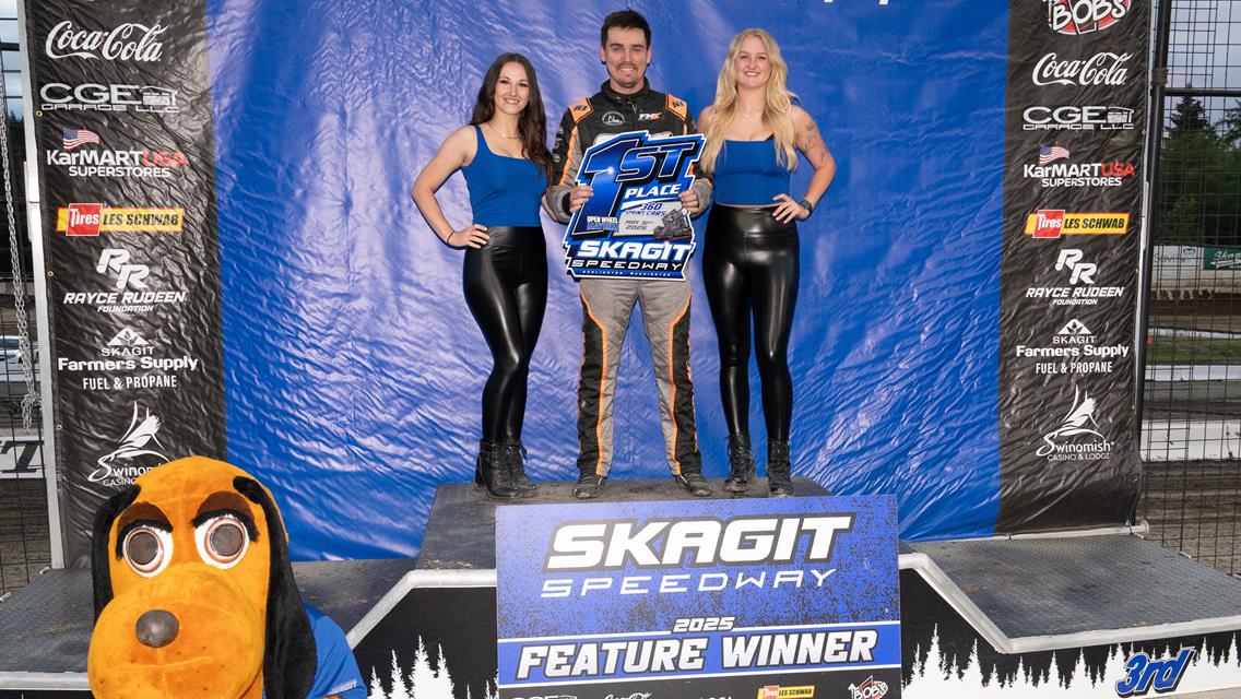 Starks Scores Victory at Skagit Speedway With Last-Lap Pass