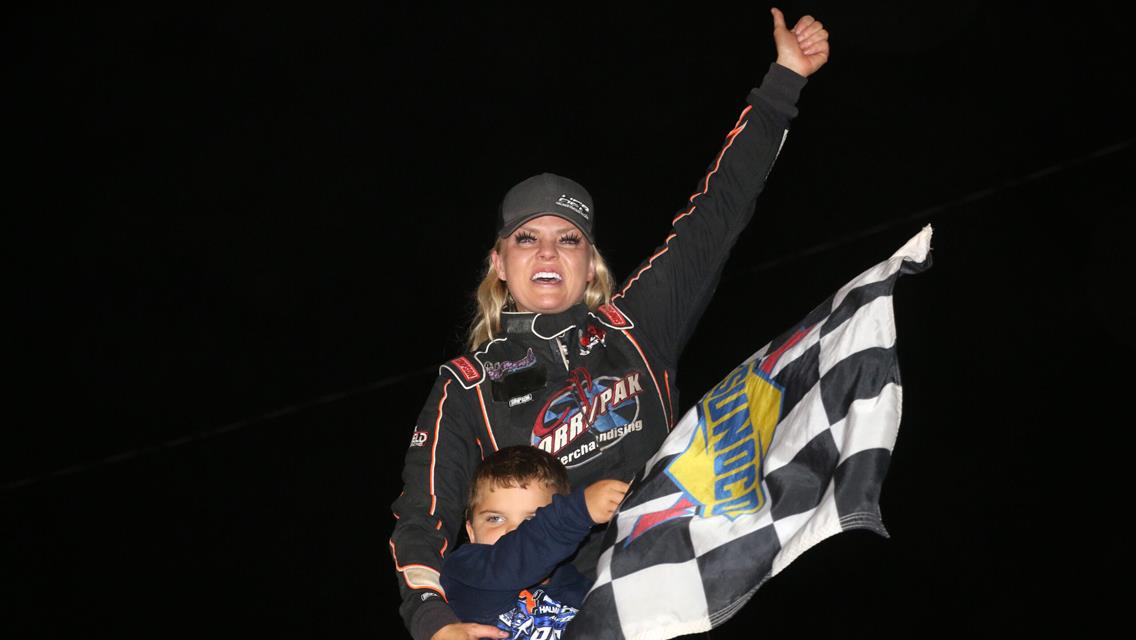 JESSICA FRIESEN CAPTURES FIRST CAREER MODIFIED WIN AT THE â€œTRACK OF CHAMPIONSâ€? FONDA SPEEDWAY