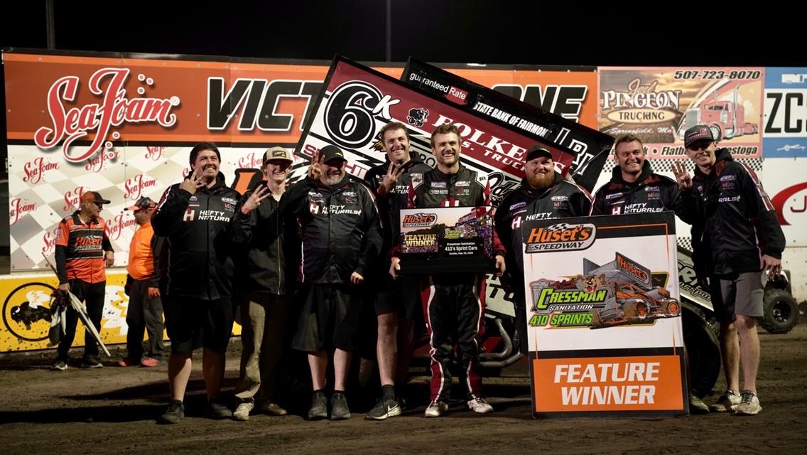 Johnson, Donnohue and Chaney Claim Victories During Opening Night of Memorial Day Challenge Doubleheader at Huset’s Speedway