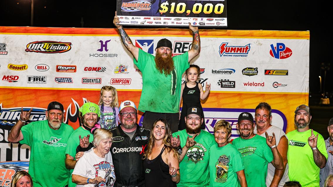 Farmer City Raceway (Farmer City, IL) – DIRTcar Summer Nationals – June 27th, 2025. (Tyler Carr photo)