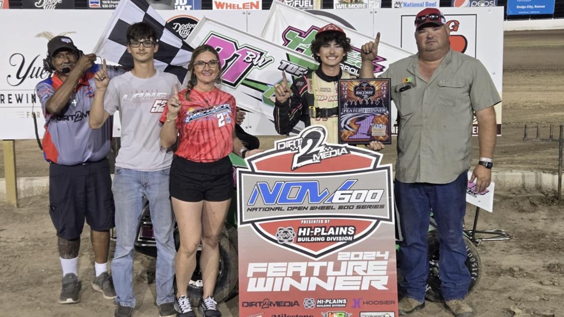 Zorn, Vasquez, Weger, Fetters, and Pittman Produce NOW600 National Wins on Thursday at Dodge City Raceway Park!