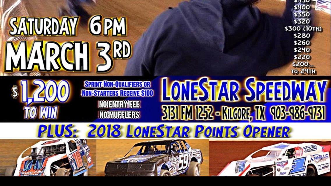 LoneStar Sprint Smackdown this Saturday
