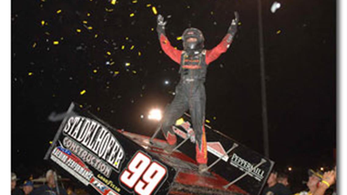 Larson Gets First Win in 58th Annual Gold Cup Race of Champions