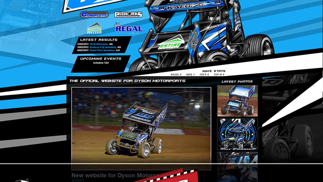 Driver Websites Develops Veteran Package Website for Dyson Motorsports