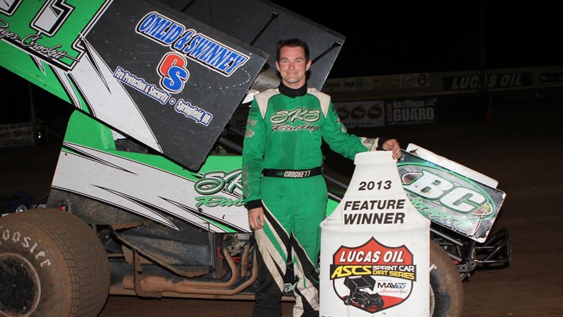 Crockett doubles up with Lucas Oil ASCS at Cottage Grove