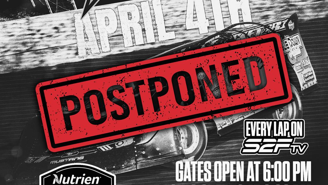 REVIVAL OPENING WEEKEND POSTPONED