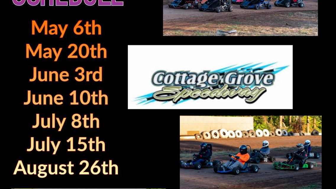 KART SEASON KICKS OFF TONIGHT WITH SOME NOT SO NEW FACES AT COTTAGE GROVE SPEEDWAY!!