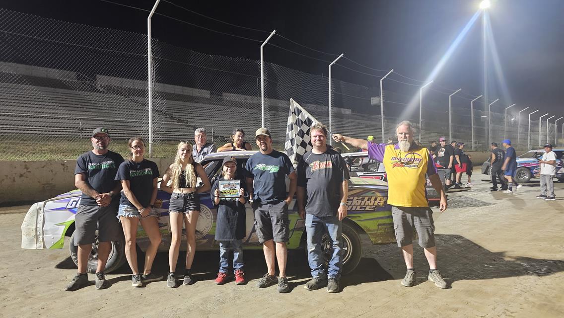 Congrats last nights winners for our Wissota Street stock and Wissota Mod 4 Special Events