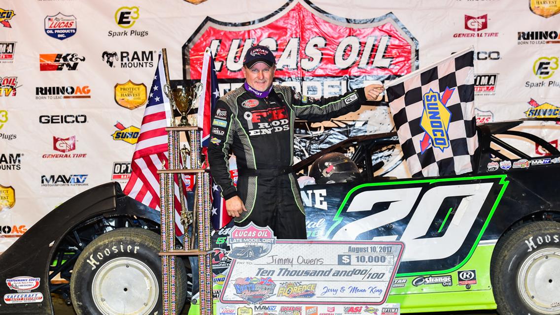 Owens Survives Battle with Lanigan to Win at Florence