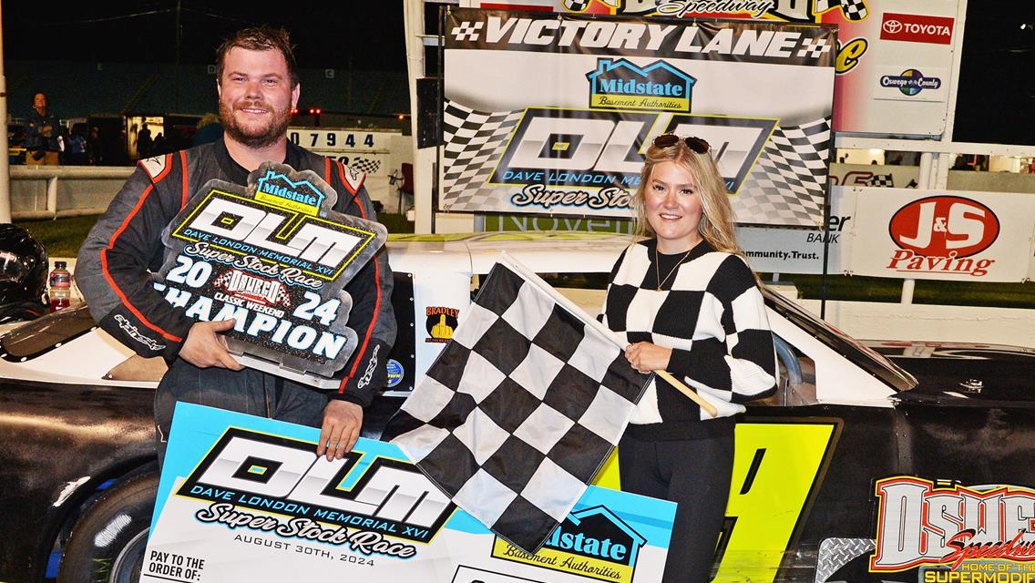 Andy Cryan Captures First Oswego Speedway Feature Win in Dave London Memorial XVI