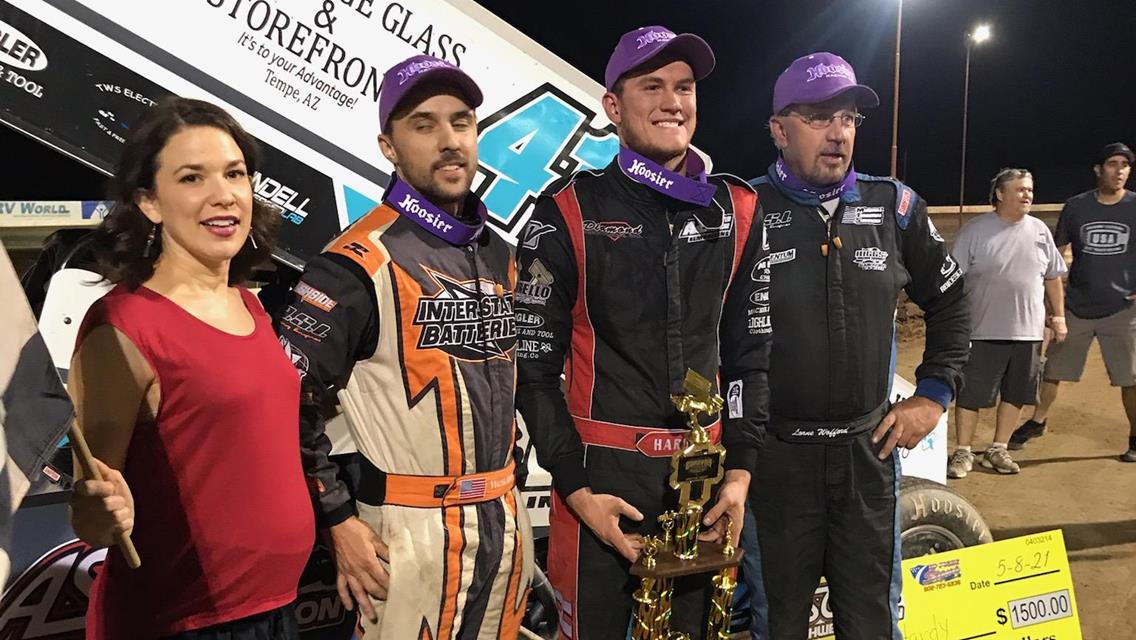 Colton Hardy Takes ASCS Southwest Score By Inches At Cocopah Speedway