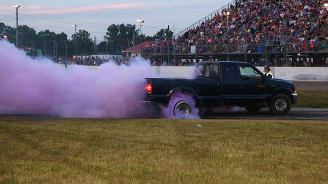 Ignite the Night: Burnout Contest &amp; Concert Bash at Corrigan Oil Speedway on August 2nd 2025