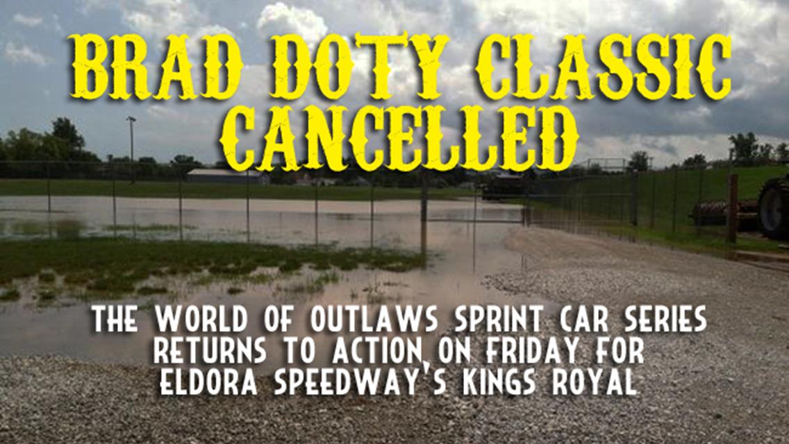 Brad Doty Classic Cancelled