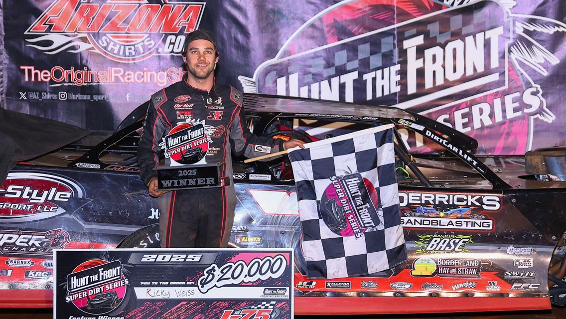 I-75 Raceway (Sweetwater, TN) – Hunt the Front Super Dirt Series – Championship Kickoff – March 8th, 2025. (Josh James Artwork)