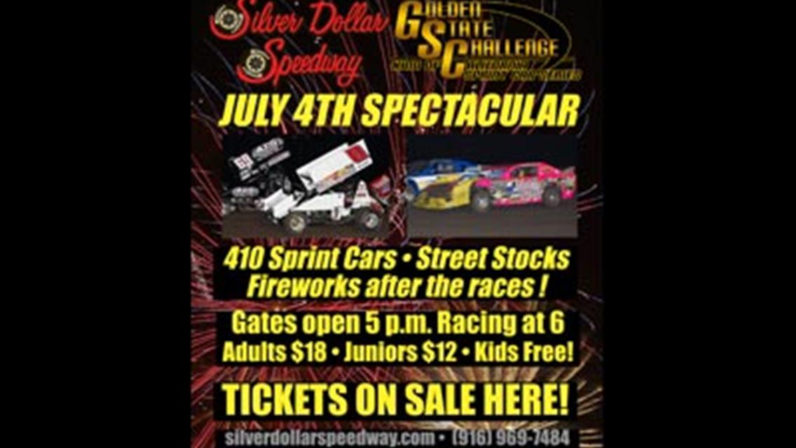 Tickets on sale at select retail outlets for Chico July 4th Spectacular