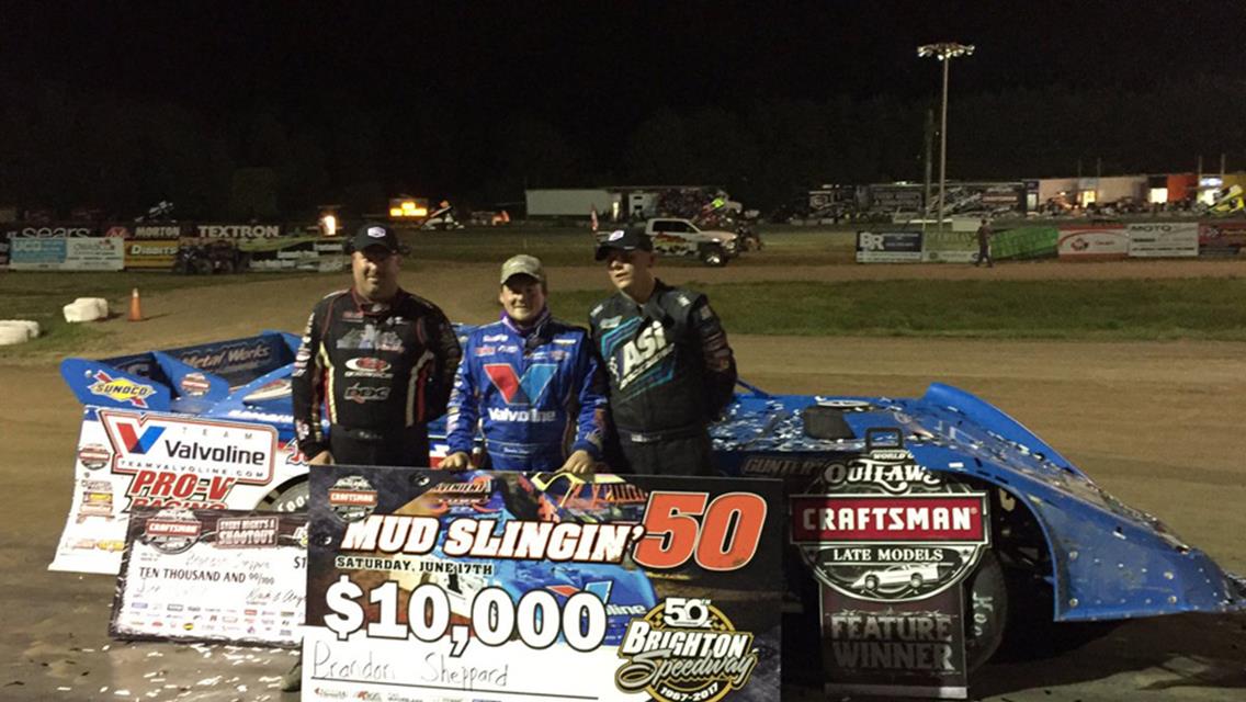 Sheppard slings to WOO Late Model victory at Brighton