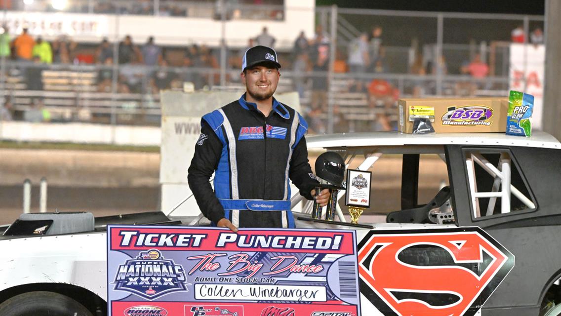 Defending champ joins Superman driver from Oregon as Stock Car qualifying winners