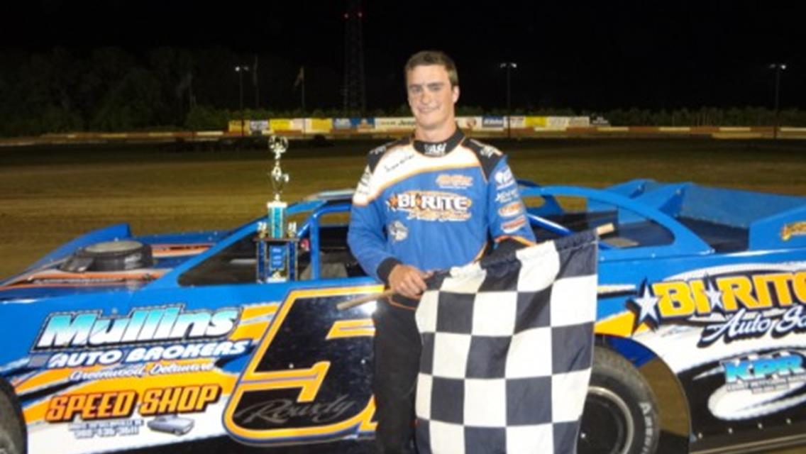 ANDREW MULLINS GETS 3RD WIN IN 2ND 20 LAP LATE MODEL FEATURE